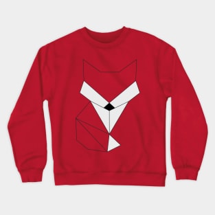 Geometric Fox Crewneck Sweatshirt
